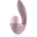 Satisfyer SUPERNOVA DOUBLE AIR PULSE vibrátor so stimulátorom klitorisu Old rose 14,5 cm