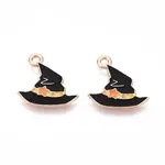 Halloween Theme Alloy Enamel Pendants