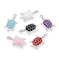 Alloy Enamel Pendants