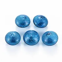 Transparent Handmade Blown Glass Globe Beads