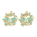 Rack Plating Alloy Enamel Pendants