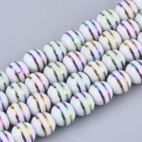 Electroplate Glass Beads Strands
