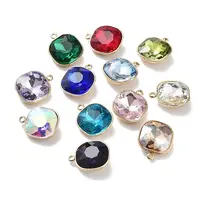 Faceted Glass Pendants