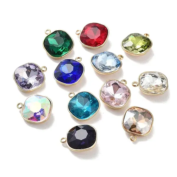 Faceted Glass Pendants