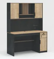 Studijní stůl s nástavcem sirius - dub černý, dub zlatý