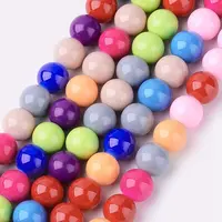 Baking Paint Glass Beads Strands