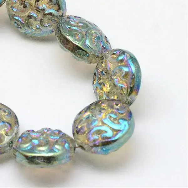 Electroplate Glass Beads Strands