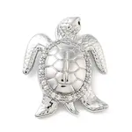 Brass Micro Pave Cubic Zirconia Pendants