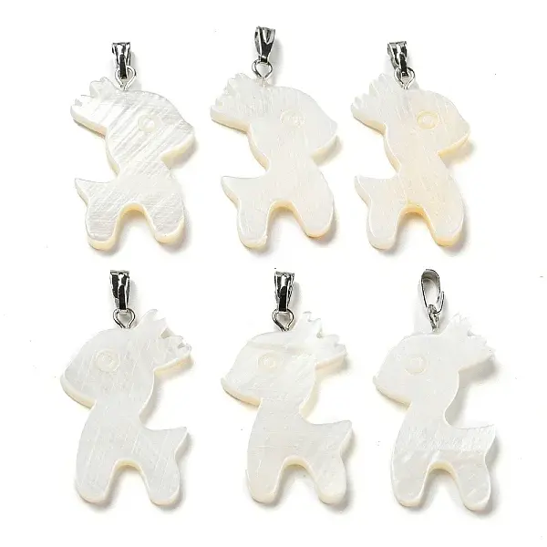 Natural Freshwater Shell Pendants