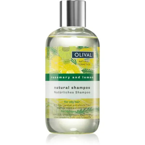 Olival Natural Rosemary and Lemon přírodní šampon pro mastné vlasy 250 ml