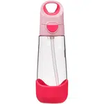 B.Box Bottle with Straw láhev s brčkem Flamingo Fizz 600 ml