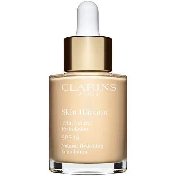 Clarins Skin Illusion Natural Hydrating Foundation rozjasňující hydratační make-up SPF 15 odstín 100.5W Cream 30 ml