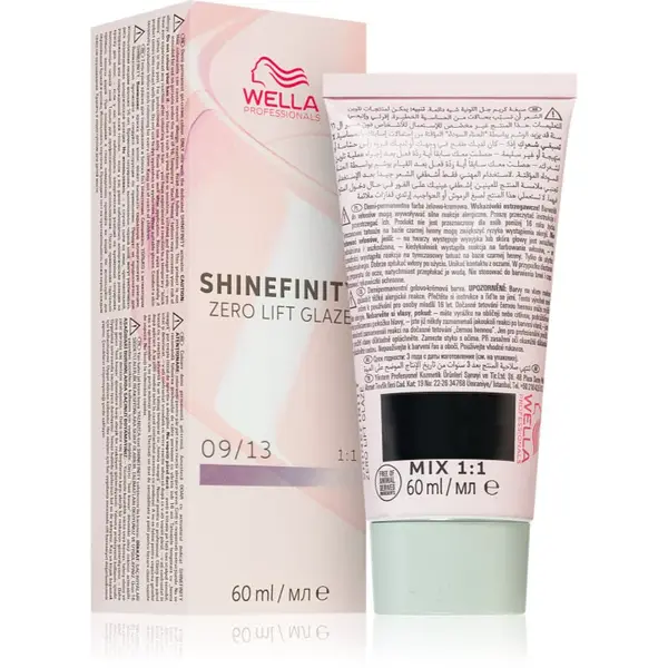 Wella Professionals Shinefinity Zero Lift Glaze demipermanentní barva na vlasy odstín 09/13 - Toffee Milk 60 ml