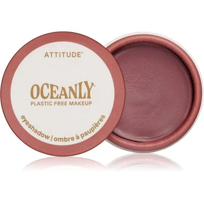 Attitude Oceanly Plastic Free Makeup krémové oční stíny s matným efektem odstín Dusty Rose 5 ml