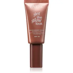 Paese Get The Glow Look Illuminating Foundation lehký make-up s rozjasňujícím účinkem SPF 20 odstín 4W Medium Beige 30 ml