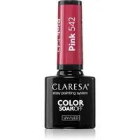 Claresa SoakOff UV/LED Color Balloon Journey gelový lak na nehty odstín Pink 542 5 g