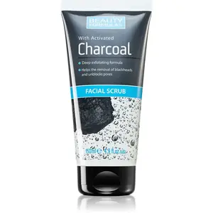 Beauty Formulas Charcoal pleťový peeling s aktivním uhlím 150 ml