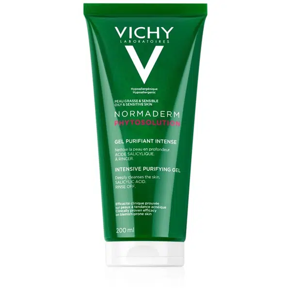 Vichy Normaderm Phytosolution hloubkově čisticí gel proti nedokonalostem aknózní pleti 200 ml