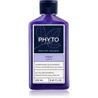 Phyto Violet No Yellow Shampoo tónovací šampon pro blond a melírované vlasy 250 ml