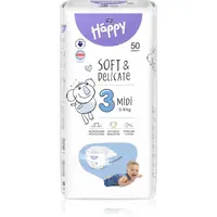 BELLA Baby Happy Soft&Delicate jednorázové pleny Midi 5-9 kg 50 ks