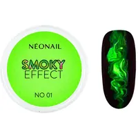 NEONAIL Effect Smoky barevný pudr na nehty odstín No. 1 Green 2 g