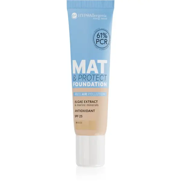 Bell HYPOallergenic Mat & Protect dlouhotrvající matující make-up SPF 25 odstín 05 Beige 30 g