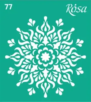 Šablona opakovatelně samolepicí 9x10cm – 77