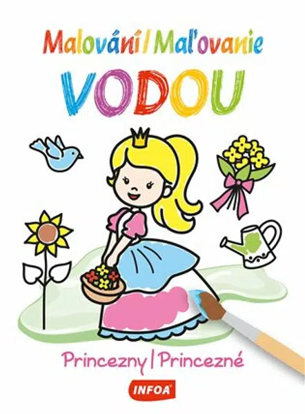 Malování vodou - Princezny