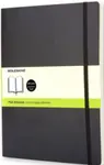 Zápisník MOLESKINE měkký čistý černý XL