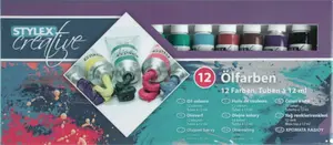Olejové barvy 12ks