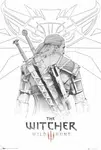 Plakát The Witcher - Geralt Sketch
