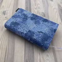 Obal na knihu - Hadí kůže modrá (UNI-M)