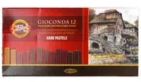 Tvrdé pastely Gioconda 12ks – hnědé odstíny