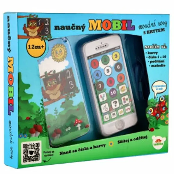 Moudrá sova - Naučný mobilní telefon na baterie