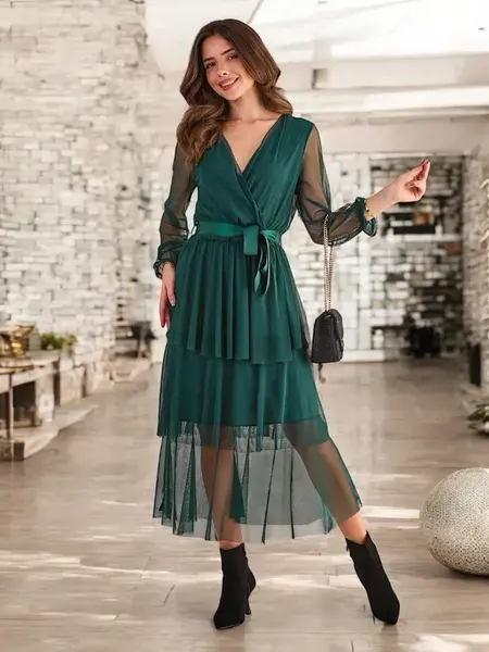 Resti Women's long dress with frills