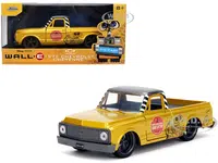 1972 Chevrolet Cheyenne Pickup Truck Gold Metallic with Gray Top "Wall-E" (2008) Movie "Hollywood Rides" Series 1/32 Diecast Model Car by Jada