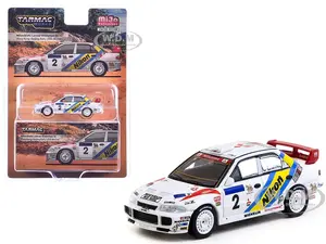 Mitsubishi Lancer Evolution III 2 Kenneth Eriksson - Staffan Parmander Winner "Hong Kong-Beijing Rally" (1995) "Global64" Series 1/64 Diecast Model b