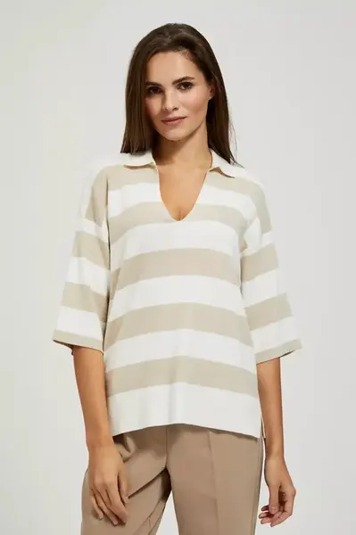 Marisse Women's Sweater L-Sw-4300 L.Beige