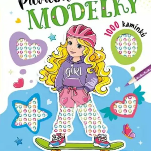 Půvabné modelky - Omalovánka s kamínky - Kaczynska Agata