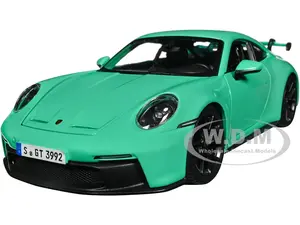Porsche 911 GT3 Light Green 1/24 Diecast Model Car by Bburago