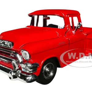 1955 GMC Blue Chip Pickup Truck Red "Timeless Legends" Series 1/24 Diecast Model Car by Motormax