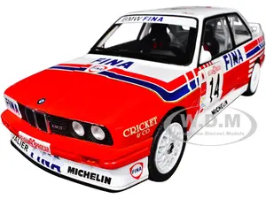 BMW E30 M3 14 Marc Duez "Belgian Procar Championship" (1993) "Competition" Series 1/18 Diecast Model Car by Solido