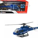 Eurocopter AS350 Helicopter Blue Metallic "Police" "Sky Pilot" Series 1/43 Diecast Model by New Ray