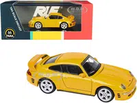 RUF CTR2 Blossom Yellow 1/64 Diecast Model Car by Paragon Models