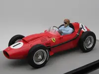 Ferrari Dino 246 1 Peter Collins Winner "Formula One F1 England GP" (1958) with Driver Figure "Mythos Series" Limited Edition to 75 pieces Worldwide