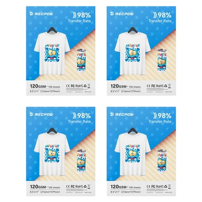 400pcs Mecpow 120G 8.5 x 11inch Sublimation Paper