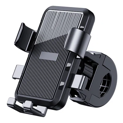 M5 Phone Holder for Electric Bikes / Motorcycles Suitable for 4.7-7.2 inch Phones - Handlebar Type Black
