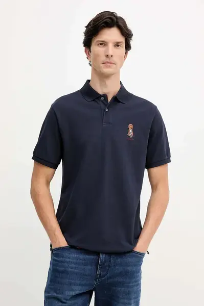 Bavlněné polo tričko Hackett London