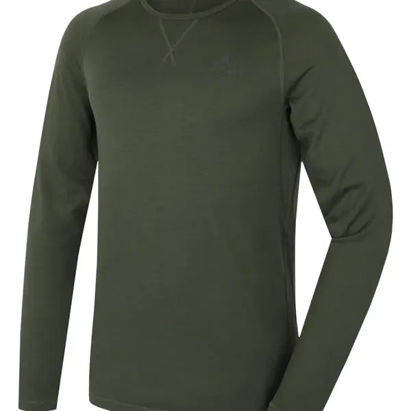 Husky Merow M L, green Merino termoprádlo triko