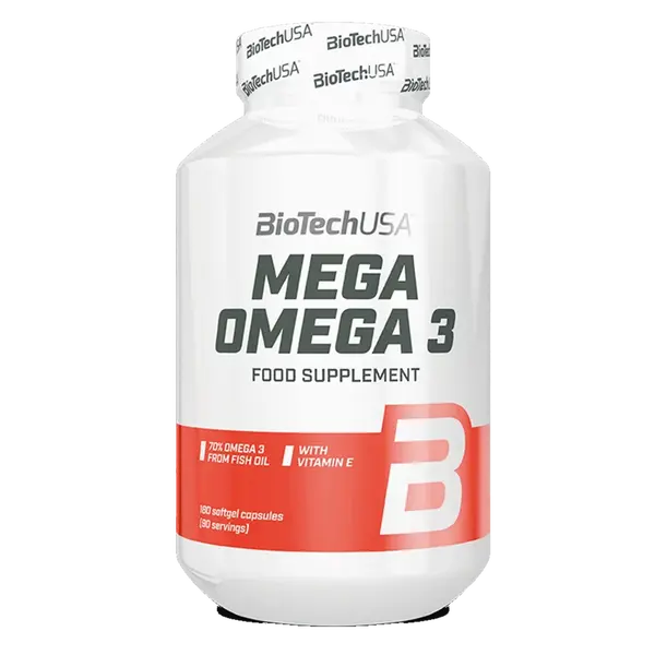 BioTech USA Omega 3 - 180 kapslí